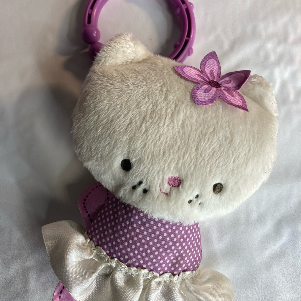 Fisher price kitty 2009 ring baby rare toy x3842